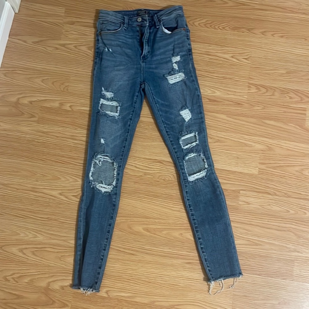 Abercrombie & Fitch Simone high rise super skinny jeans